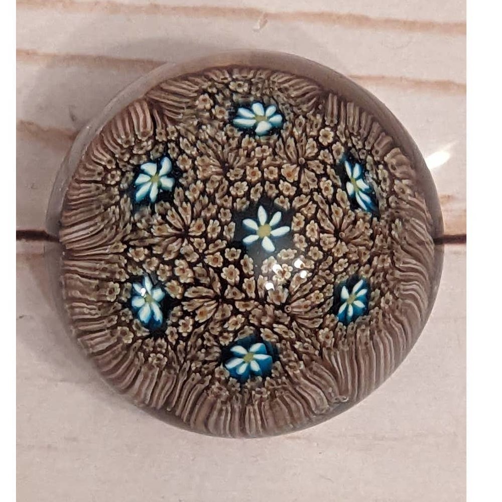 Vitnage Millefiori Art Glass Paperweight